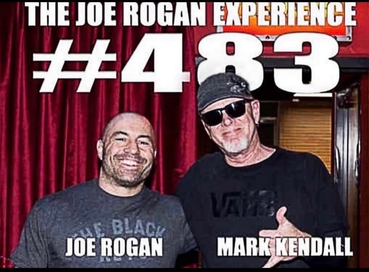 Mark Kendall with Joe Rogan for The Joe Rogan Experience episode 483