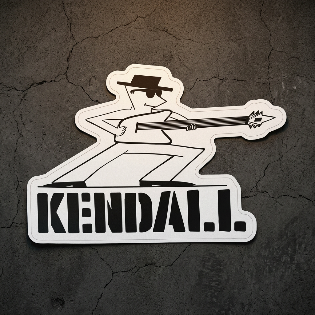 Kendall Sticker - White