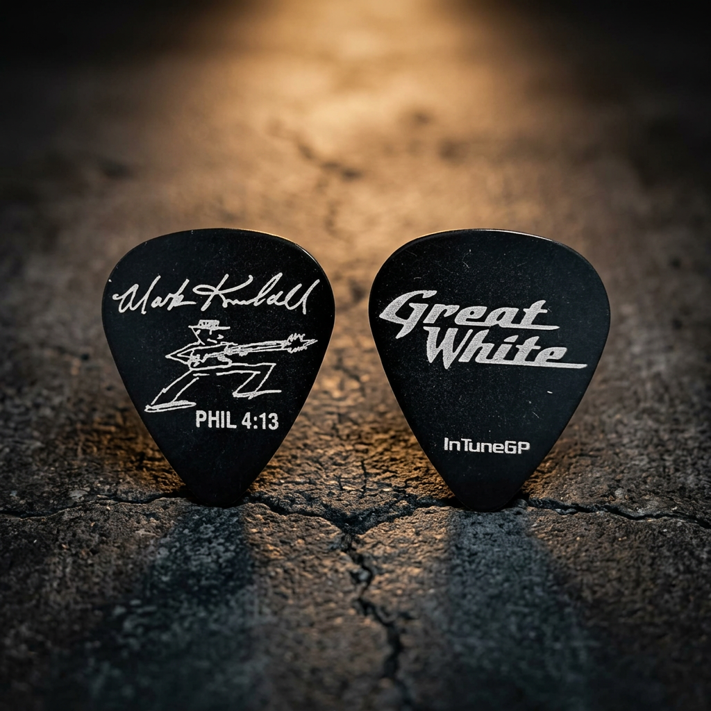 Mark Kenall Guitar Pick Set - Black